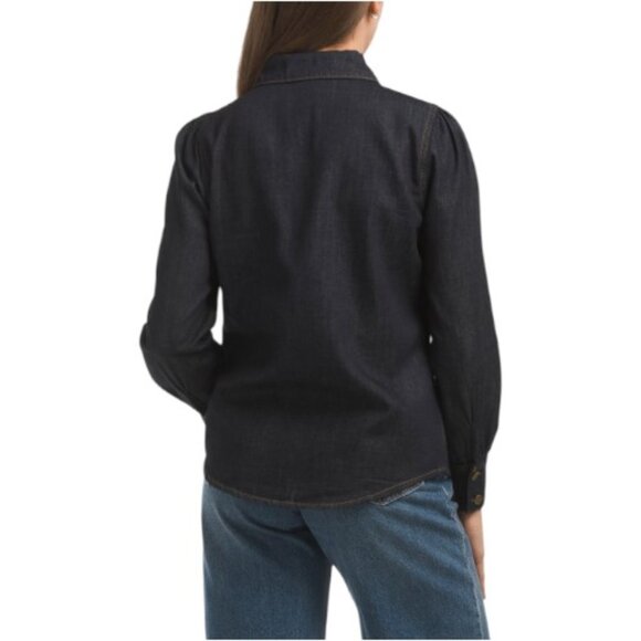 HERITAGE DENIM Dark Wash Denim Jacket - Picture 3 of 4